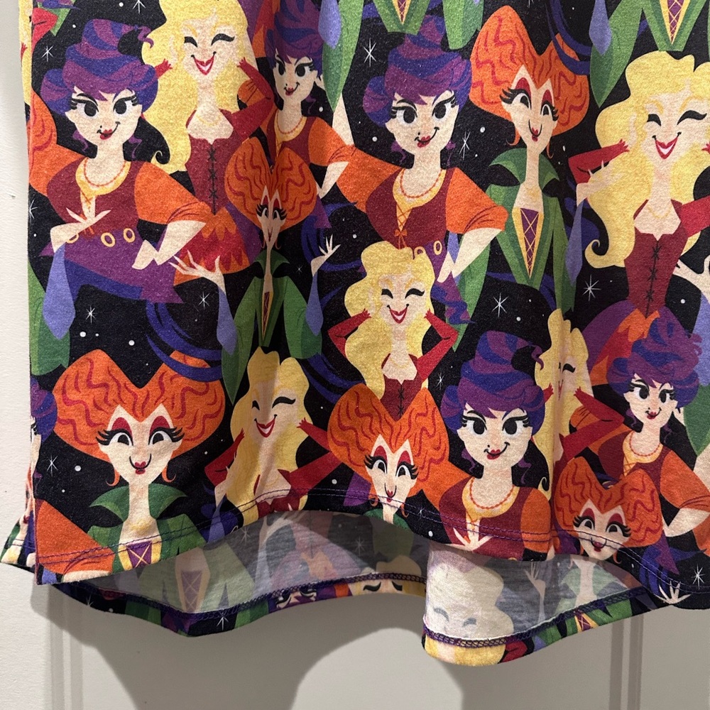 Colorful Hocus Pocus Sanderson Sisters Disney T-Shirt - Picture 5 of 5